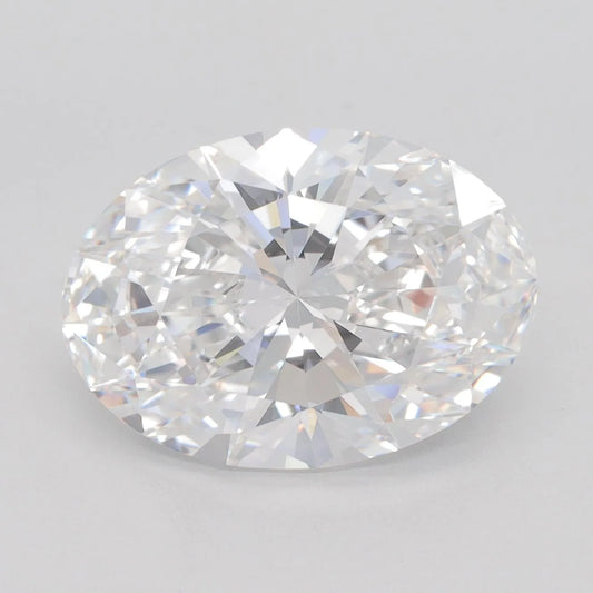 5.51ct Oval Lab Grown Diamond (Colour E, Clarity VVS1, GIA Certified)