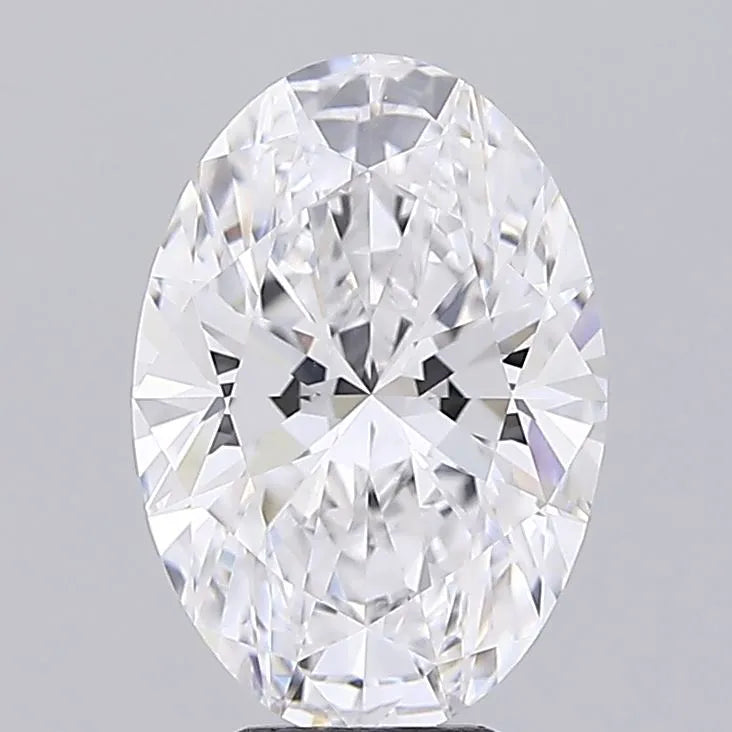 5.51ct Oval Lab Grown Diamond (Colour E, Clarity VVS2, IGI Certified)