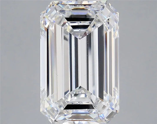 5.52ct Emerald Lab Grown Diamond (Colour D, Clarity VS1, IGI Certified)