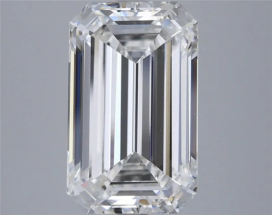 5.52ct Emerald Lab Grown Diamond (Colour F, Clarity VS1, IGI Certified)