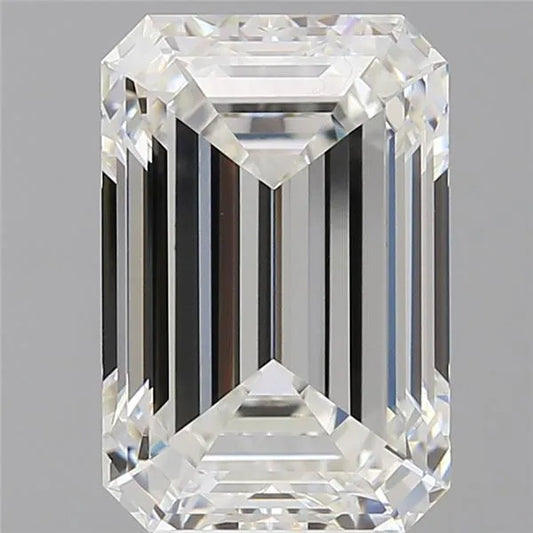 5.52ct Emerald Lab Grown Diamond (Colour F, Clarity VVS2, IGI Certified)