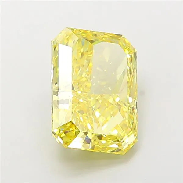 5.52ct Radiant Lab Grown Diamond (Colour Fancy Vivid Yellow, Clarity VVS2, IGI Certified)