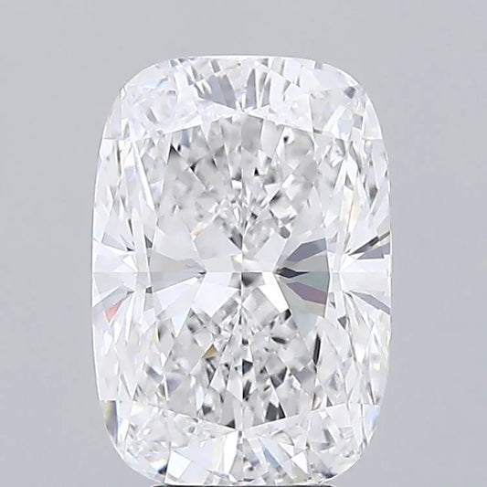 5.53ct Cushion modified Lab Grown Diamond (Colour E, Clarity VVS2, IGI Certified)
