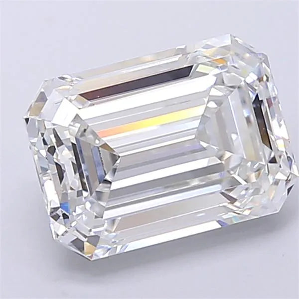 5.53ct Emerald Lab Grown Diamond (Colour D, Clarity VVS1, IGI Certified)