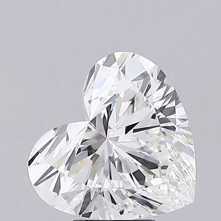 5.53ct Heart Lab Grown Diamond (Colour F, Clarity IF, IGI Certified)