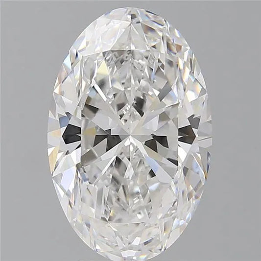 5.54ct Oval Lab Grown Diamond (Colour D, Clarity VVS2, IGI Certified)