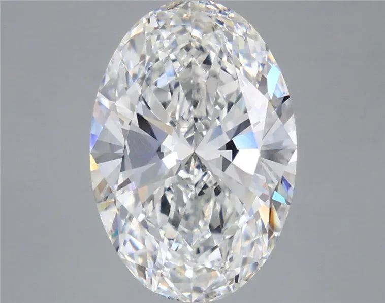 5.54ct Oval Lab Grown Diamond (Colour E, Clarity VVS2, IGI Certified)