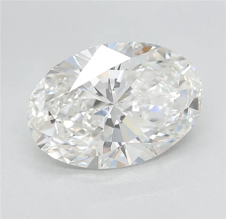 5.54ct Oval Lab Grown Diamond (Colour F, Clarity VVS2, Cut EX, IGI Certified)