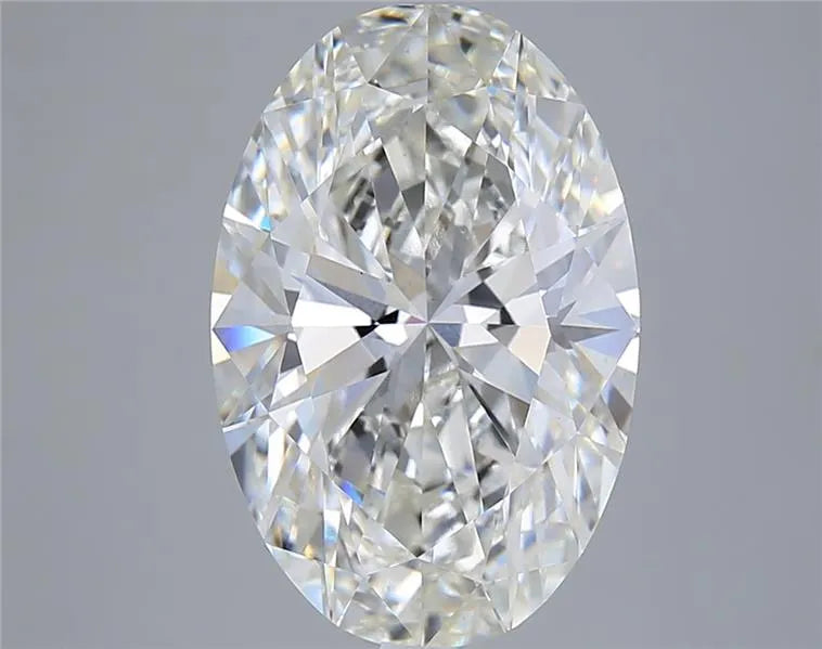 5.54ct Oval Lab Grown Diamond (Colour H, Clarity VVS2, IGI Certified)