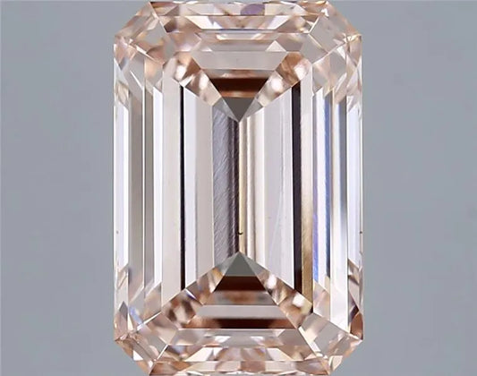 5.55ct Emerald Lab Grown Diamond (Colour Fancy Pink, Clarity VS1, IGI Certified)