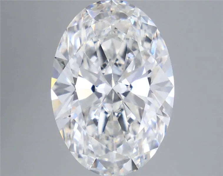 5.56ct Oval Lab Grown Diamond (Colour E, Clarity VS1, IGI Certified)