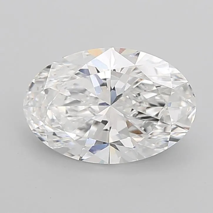 5.56ct Oval Lab Grown Diamond (Colour E, Clarity VVS2, IGI Certified)