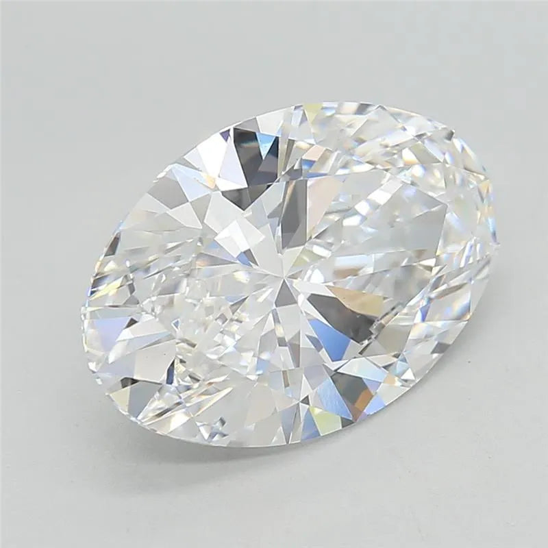 5.56ct Oval Lab Grown Diamond (Colour E, Clarity VVS2, IGI Certified)