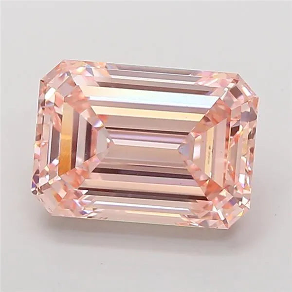 5.57ct Emerald Lab Grown Diamond (Colour Fancy Intense Pink, Clarity VS1, IGI Certified)