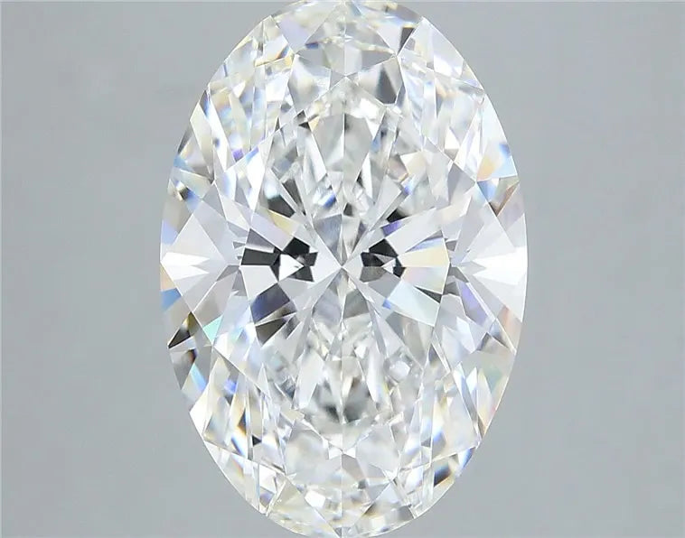 5.57ct Oval Lab Grown Diamond (Colour F, Clarity VVS2, IGI Certified)