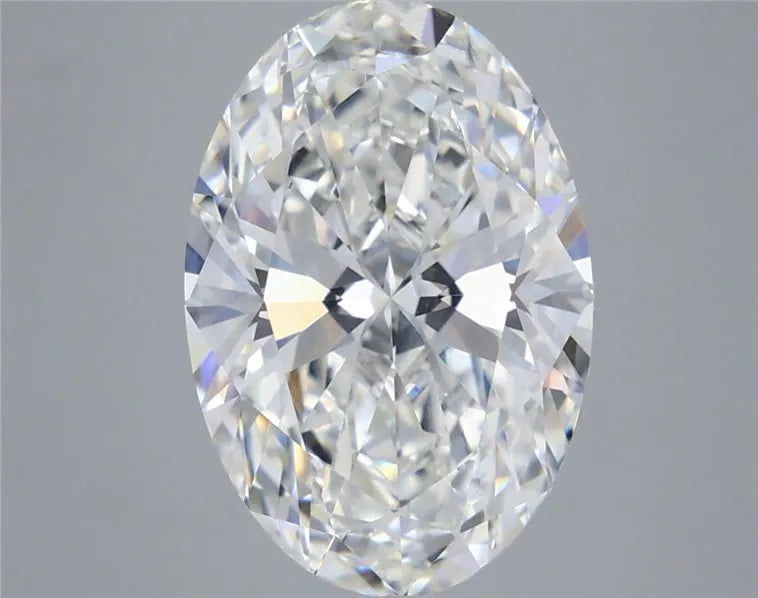 5.57ct Oval Lab Grown Diamond (Colour F, Clarity VVS2, IGI Certified)