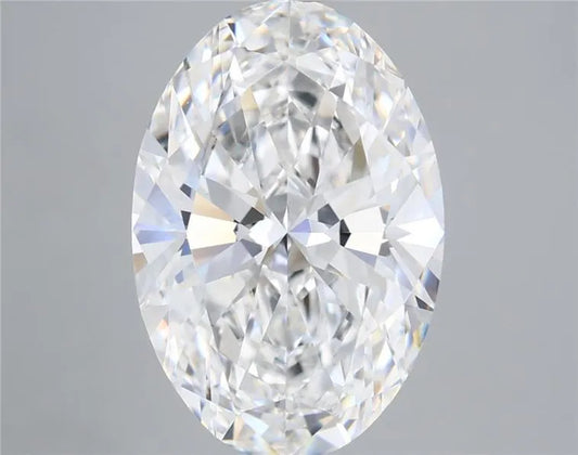 5.58ct Oval Lab Grown Diamond (Colour E, Clarity VVS2, IGI Certified)