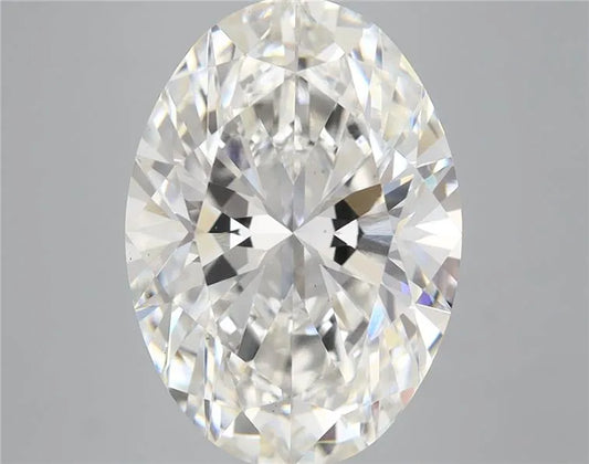 5.58ct Oval Lab Grown Diamond (Colour F, Clarity VS2, GIA Certified)