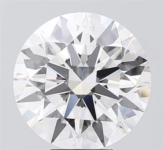 5.58ct Round Lab Grown Diamond (Colour F, Clarity VS1, Cut EX, GIA Certified)
