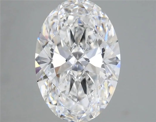 5.59ct Oval Lab Grown Diamond (Colour E, Clarity VVS2, IGI Certified)