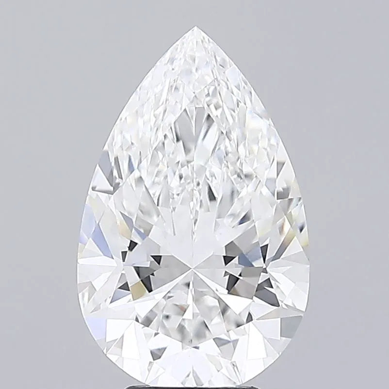 5.59ct Pear Lab Grown Diamond (Colour E, Clarity VVS2, IGI Certified)