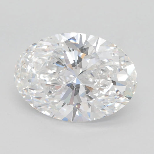 5.60ct Oval Lab Grown Diamond (Colour E, Clarity VVS1, GIA Certified)