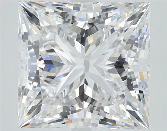 5.60ct Princess Lab Grown Diamond (Colour D, Clarity VVS2, IGI Certified)