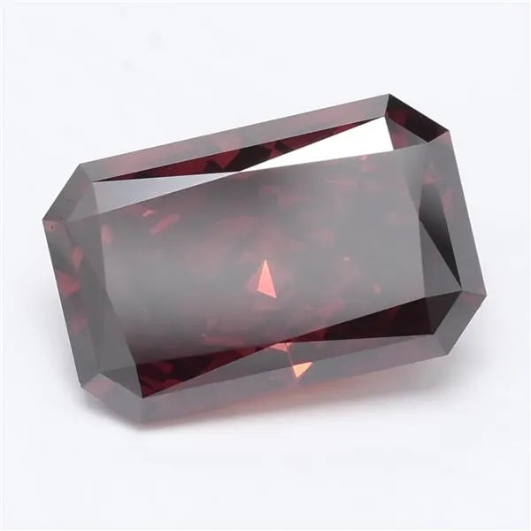 5.62ct Radiant Lab Grown Diamond (Colour Fancy Orangey Brown, Clarity SI1, IGI Certified)