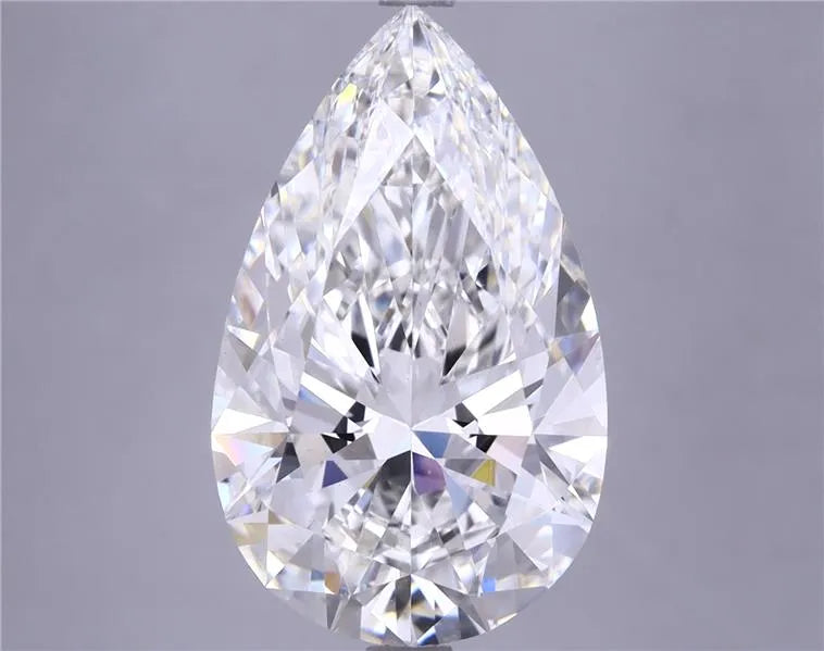5.72ct Pear Lab Grown Diamond (Colour G, Clarity VS1, Cut EX, IGI Certified)