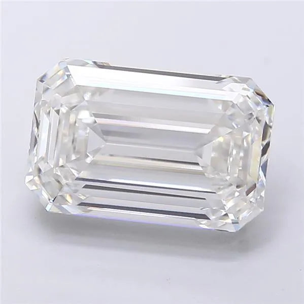 5.73ct Emerald Lab Grown Diamond (Colour F, Clarity VVS2, IGI Certified)