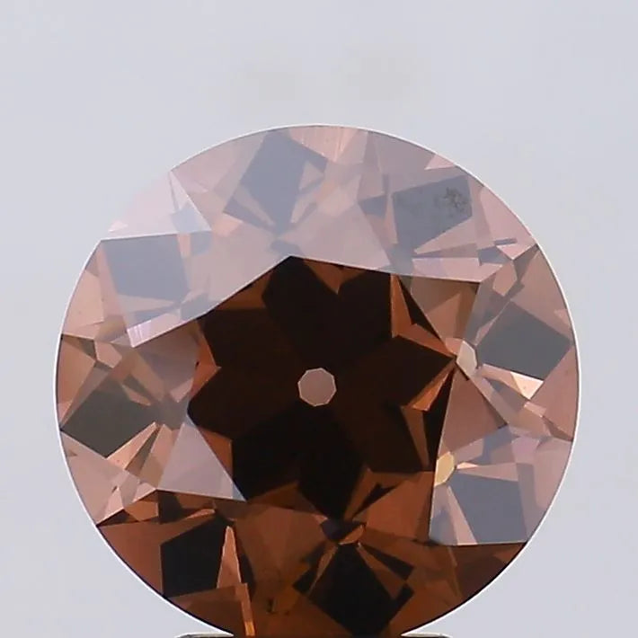 5.74ct European cut Lab Grown Diamond (Colour Fancy Deep Brown, Clarity VS1, IGI Certified)