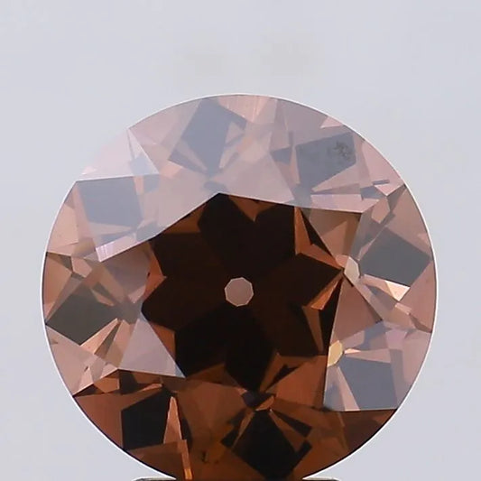 5.74ct European cut Lab Grown Diamond (Colour Fancy Deep Brown, Clarity VS1, IGI Certified)