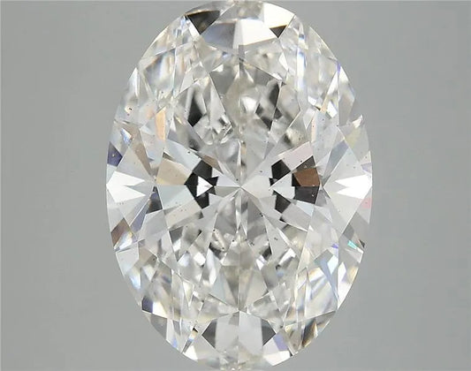 5.74ct Oval Lab Grown Diamond (Colour G, Clarity SI1, IGI Certified)