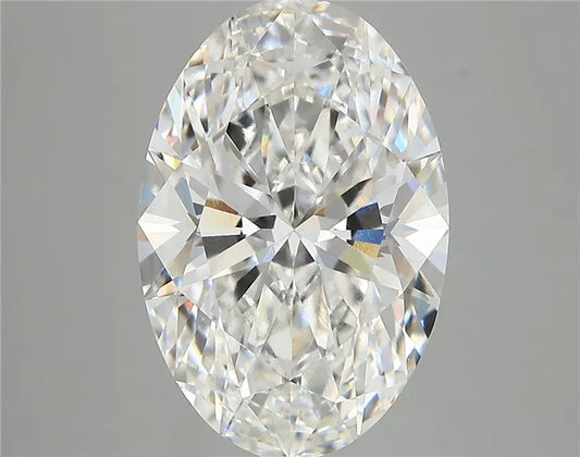 5.75ct Oval Lab Grown Diamond (Colour E, Clarity VVS2, IGI Certified)