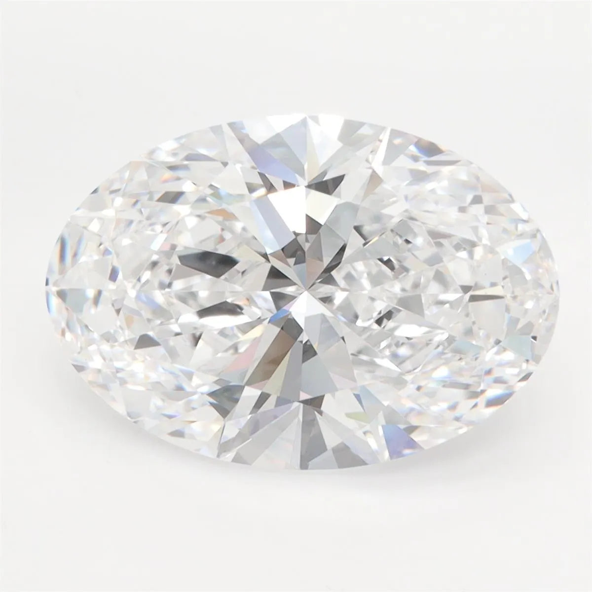 5.76ct Oval Lab Grown Diamond (Colour D, Clarity VVS1, GIA Certified)