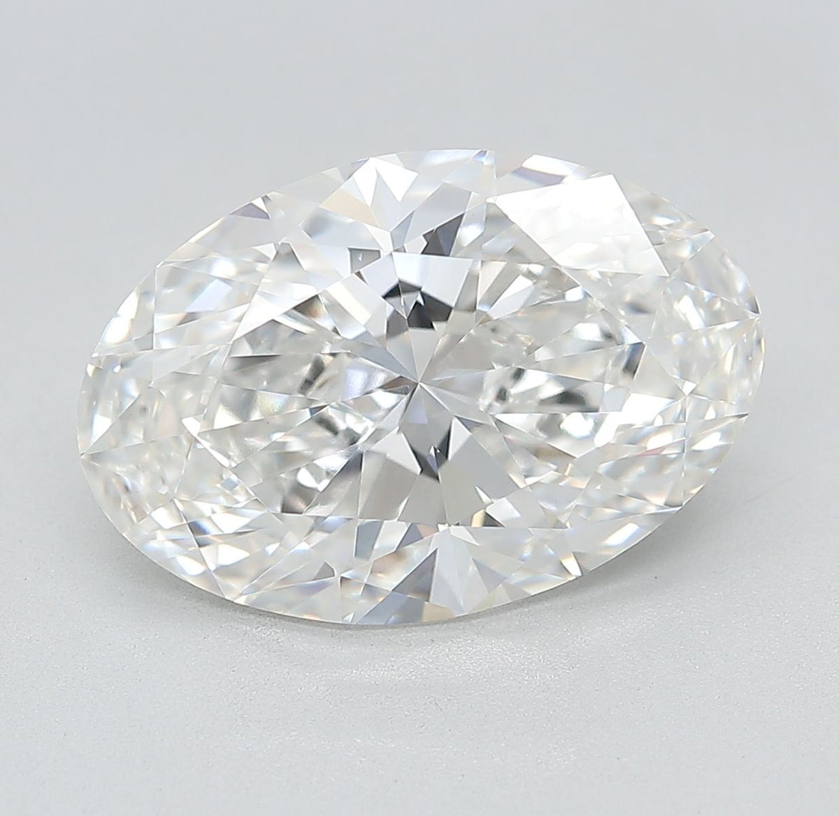 5.76ct Oval Lab Grown Diamond (Colour F, Clarity VVS2, Cut EX, IGI Certified)