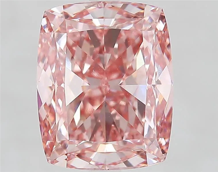 5.81ct Cushion modified Lab Grown Diamond (Colour Fancy Vivid Pink, Clarity VVS2, IGI Certified)