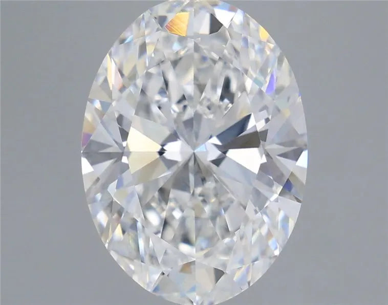 5.83ct Oval Lab Grown Diamond (Colour E, Clarity VVS2, IGI Certified)