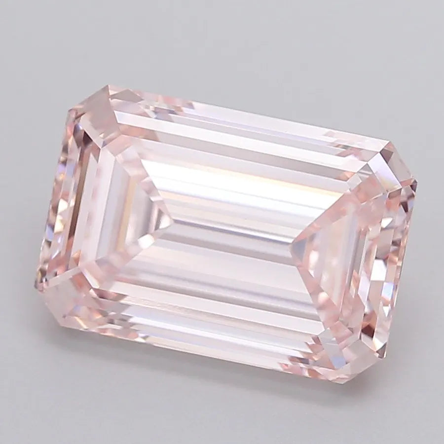 5.85ct Emerald Lab Grown Diamond (Colour Fancy Intense Pink, Clarity VVS2, IGI Certified)