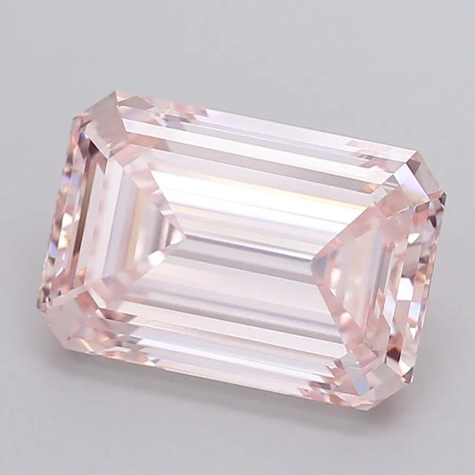 5.85ct Emerald Lab Grown Diamond (Colour Fancy Intense Pink, Clarity VVS2, IGI Certified)