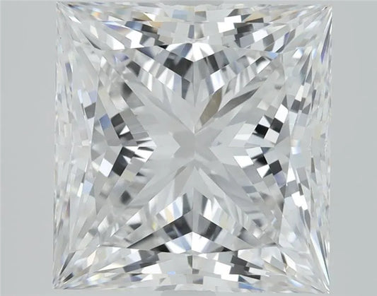 5.85ct Princess Lab Grown Diamond (Colour E, Clarity VVS1, IGI Certified)