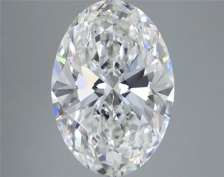 5.91ct Oval Lab Grown Diamond (Colour F, Clarity VVS2, IGI Certified)