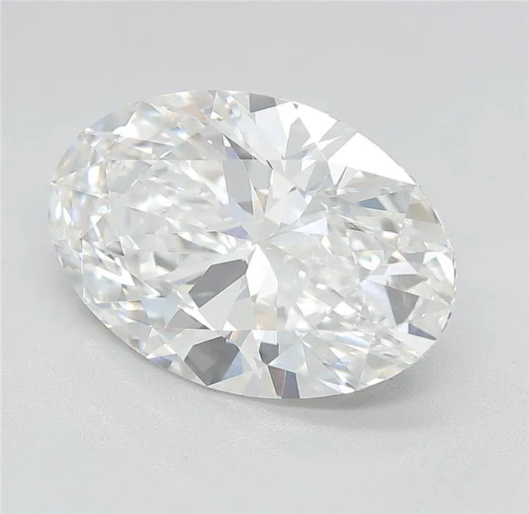 5.92ct Oval Lab Grown Diamond (Colour E, Clarity VVS2, Cut EX, IGI Certified)