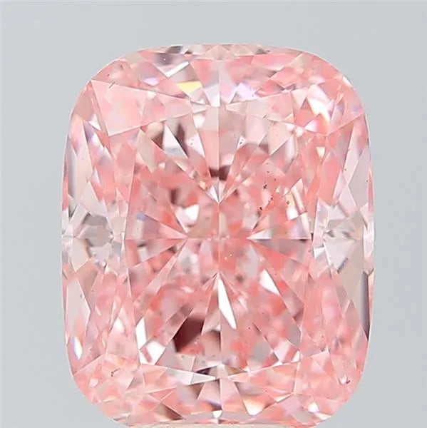 5.98ct Cushion modified Lab Grown Diamond (Colour Fancy Vivid Pink, Clarity VS2, IGI Certified)