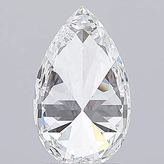 3.25ct Pear Lab Grown Diamond (Colour E, Clarity VVS2, IGI Certified)