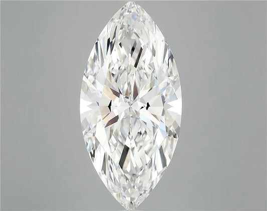 6.01ct Marquise Lab Grown Diamond (Colour F, Clarity VVS2, IGI Certified)