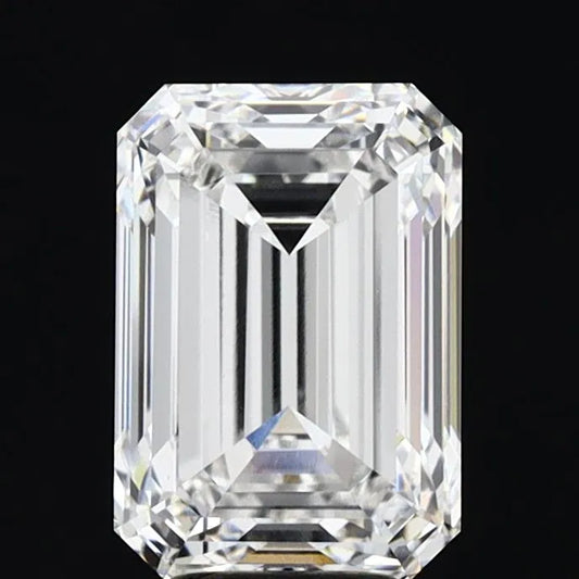 5.77ct Emerald Lab Grown Diamond (Colour E, Clarity VVS1, IGI Certified)