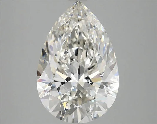 4.09ct Pear Lab Grown Diamond (Colour G, Clarity VVS2, IGI Certified)