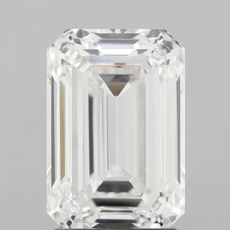 2.21ct Emerald Lab Grown Diamond (Colour E, Clarity VVS2, IGI Certified)