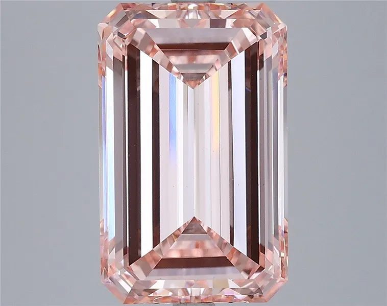 6.00ct Emerald Lab Grown Diamond (Colour Fancy Intense Pink, Clarity VS1, IGI Certified)